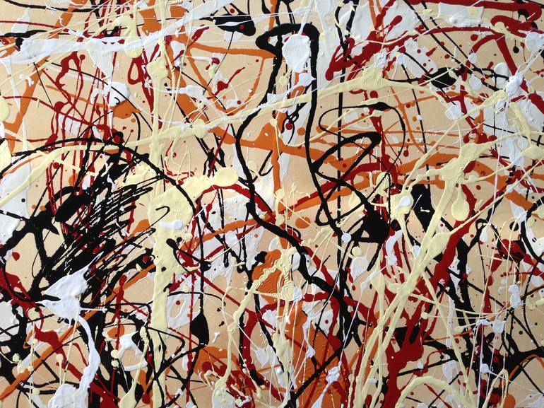 Original Abstract Expressionism Abstract Painting by Wladimir José Cornet