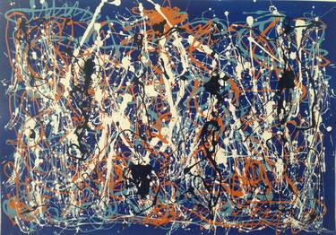 Original Abstract Expressionism Abstract Paintings by Wladimir José Cornet