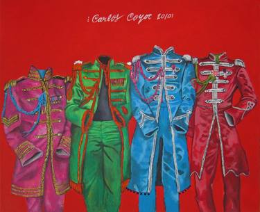 Original Pop Art Pop Culture/Celebrity Paintings by Carlos Coyoc