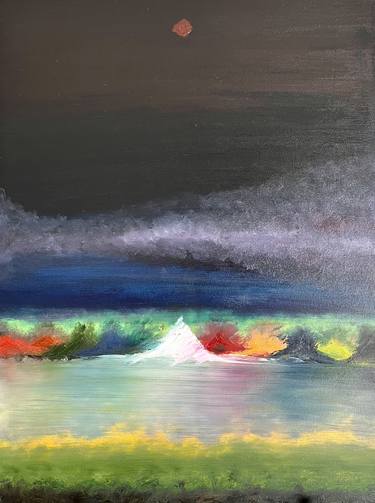 Original Abstract Expressionism Abstract Painting by Abhijeet Ghorpade