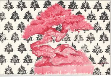 Print of Abstract Tree Paintings by Sophia Yasmin