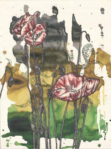 Original Abstract Nature Painting by Sophia Yasmin