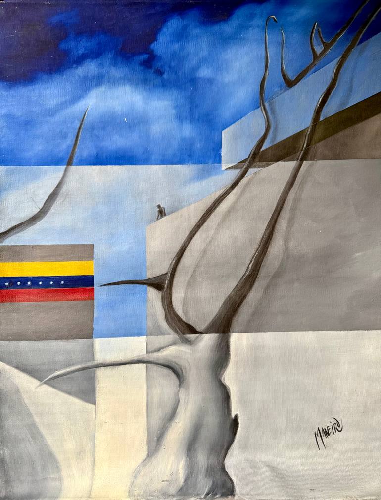 Original Contemporary Politics Painting by Carlos Maneiro