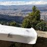 Canvas soaking up the Colombian sun high above Bogotá