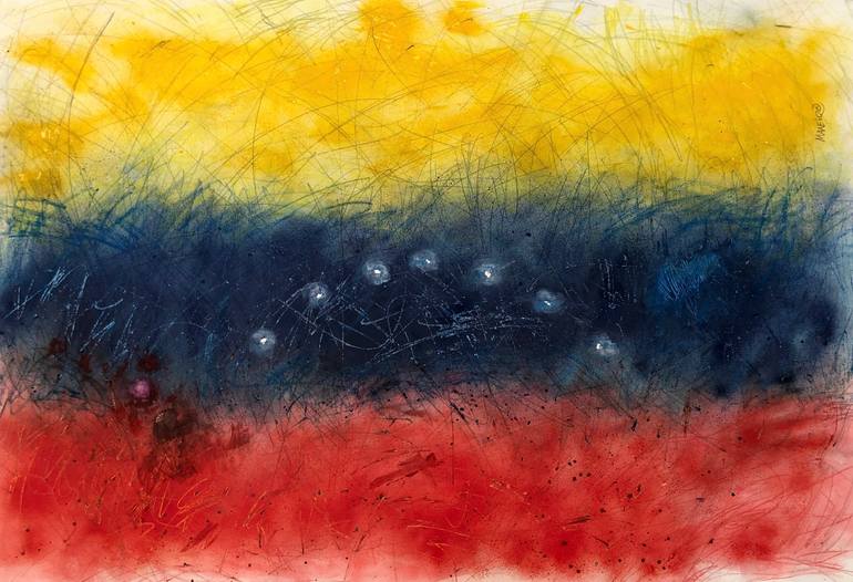 Original Abstract Expressionism Abstract Paintings by Carlos Maneiro
