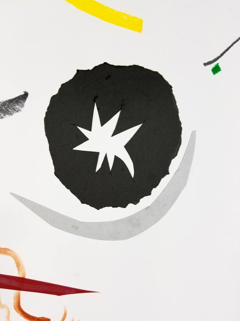 Original Abstract Expressionism Abstract Drawing by Nepenthe Kushtul