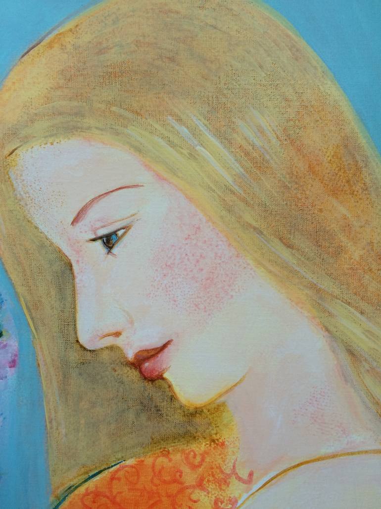 Original Figurative Love Painting by Christabel Blackman