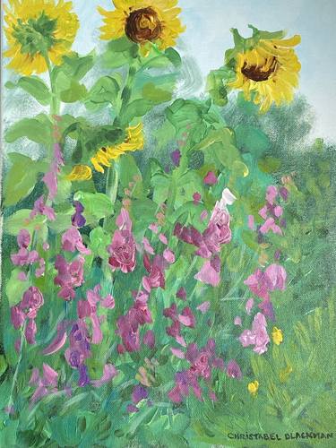 Original Garden Paintings by Christabel Blackman