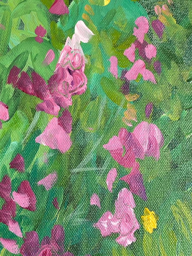 Original Impressionism Garden Painting by Christabel Blackman