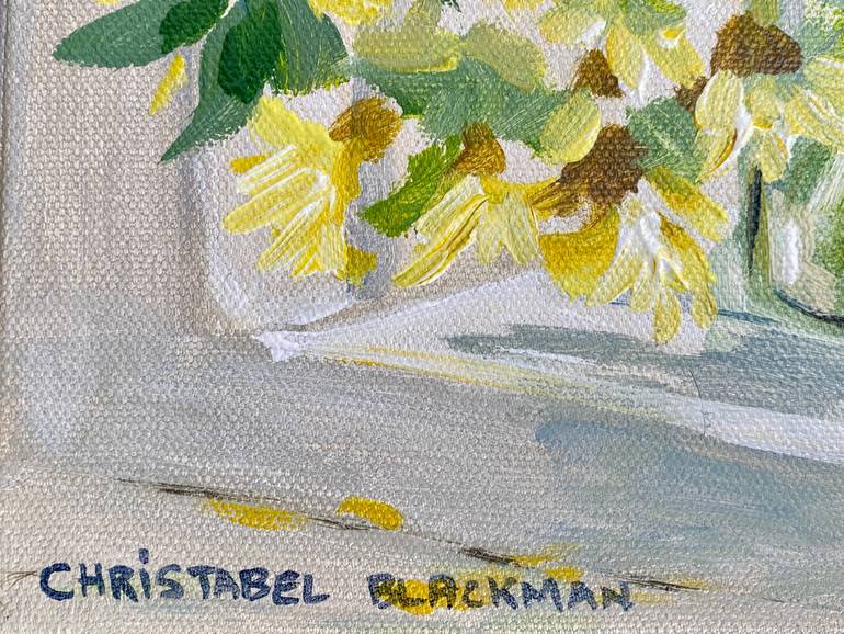 Original Impressionism Floral Painting by Christabel Blackman