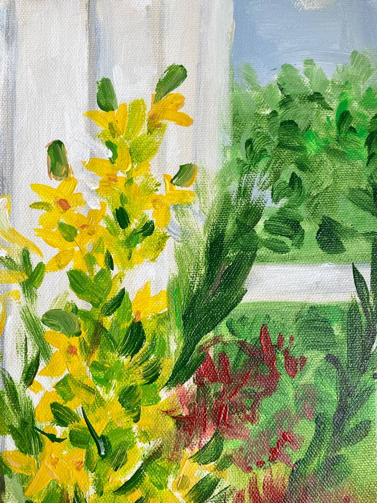 Original Impressionism Floral Painting by Christabel Blackman