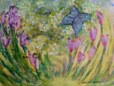 Print of Fine Art Garden Paintings by Christabel Blackman