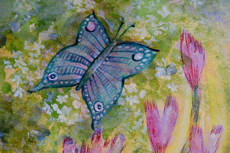 Original Figurative Garden Painting by Christabel Blackman