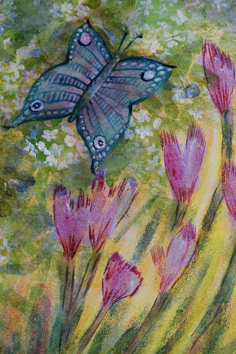 Original Figurative Garden Painting by Christabel Blackman