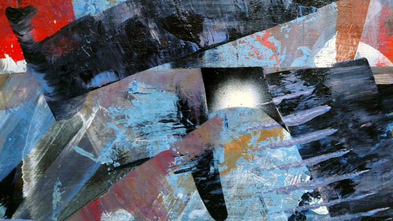Original Abstract Expressionism Abstract Painting by Bela Tar