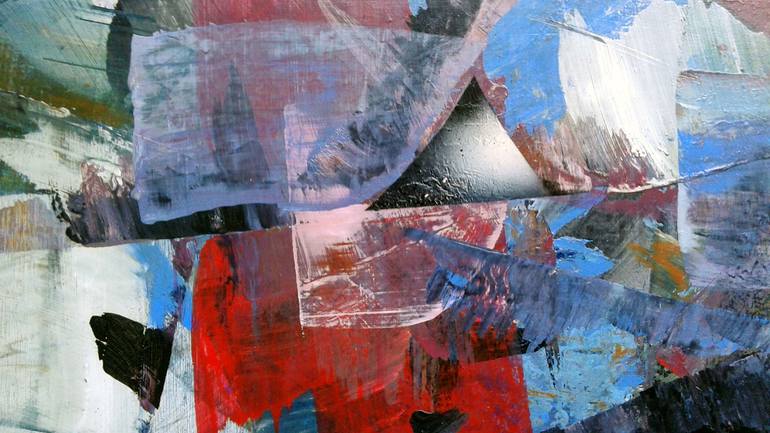 Original Abstract Expressionism Abstract Painting by Bela Tar