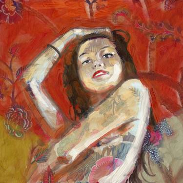 Original Nude Painting by Eric Luyckx