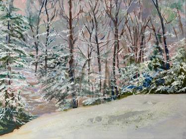 Print of Impressionism Seasons Paintings by Joy Parks Coats