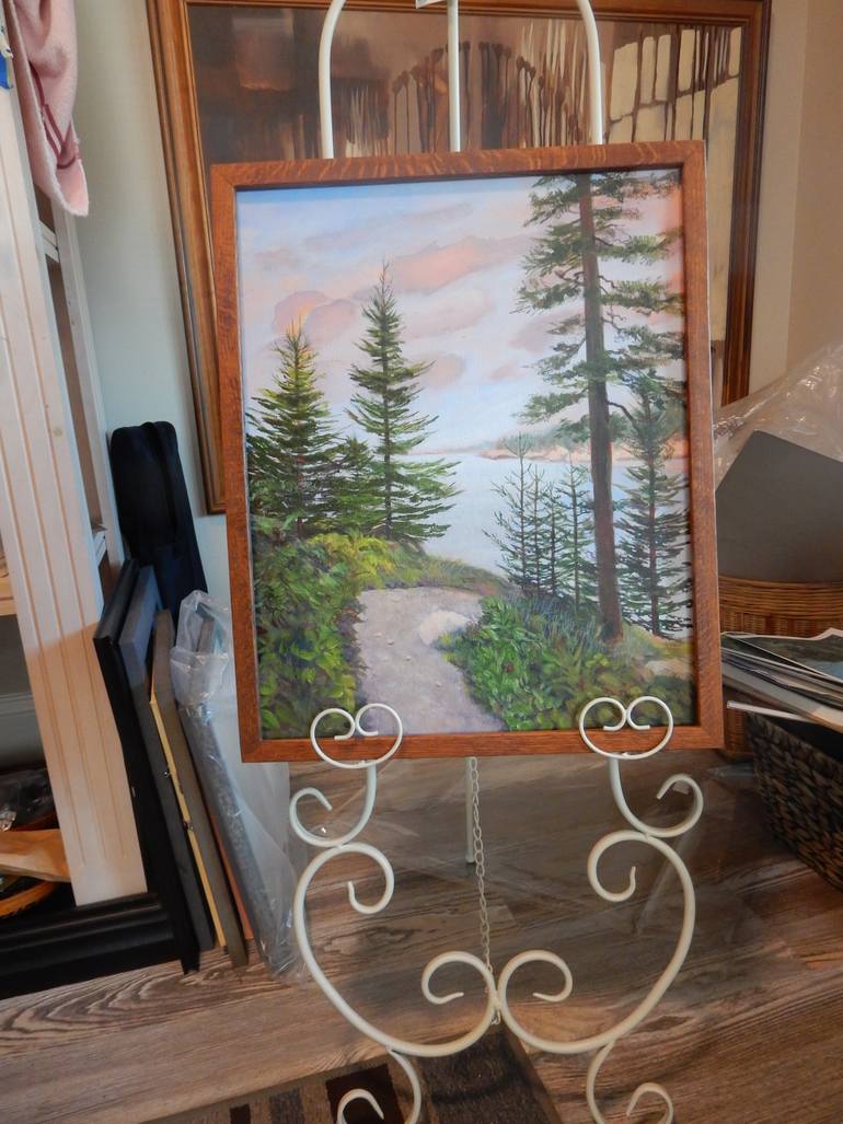 Original Impressionism Landscape Painting by Joy Parks Coats