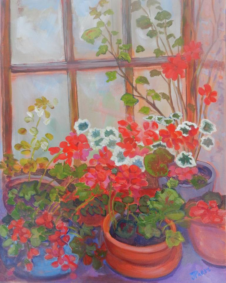 Print of Impressionism Still Life Paintings by Joy Parks Coats