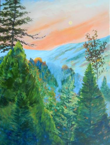 Original Impressionism Landscape Paintings by Joy Parks Coats