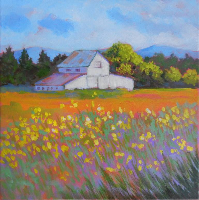 Print of Impressionism Landscape Paintings by Joy Parks Coats