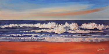 Print of Impressionism Beach Paintings by Joy Parks Coats