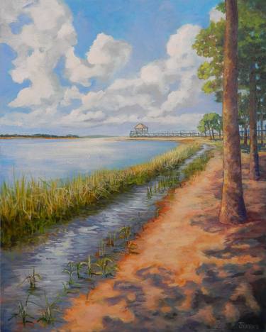 Print of Realism Water Paintings by Joy Parks Coats