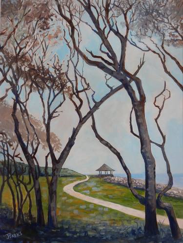 Print of Realism Tree Paintings by Joy Parks Coats