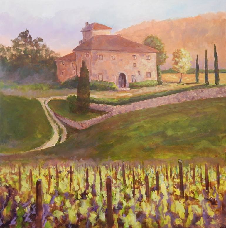 italian vineyard paintings