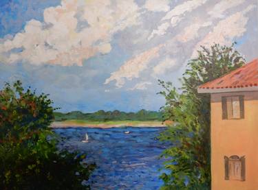 Original Impressionism Seascape Paintings by Joy Parks Coats