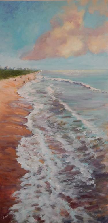 Original Impressionism Beach Paintings by Joy Parks Coats