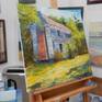 On the easel
