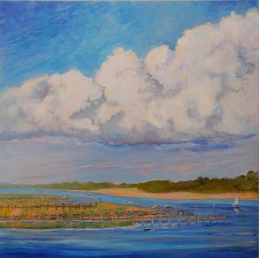 Original Impressionism Seascape Paintings by Joy Parks Coats