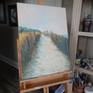 On the easel