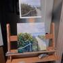 On the easel