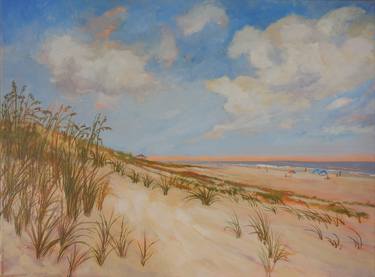 Print of Beach Paintings by Joy Parks Coats