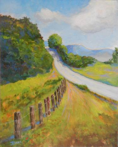 Original Impressionism Landscape Paintings by Joy Parks Coats