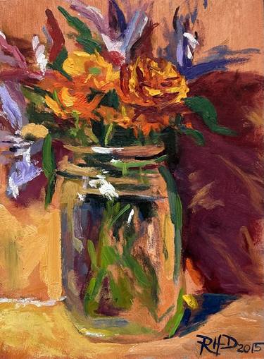 Original Impressionism Still Life Paintings by Richard Doyle