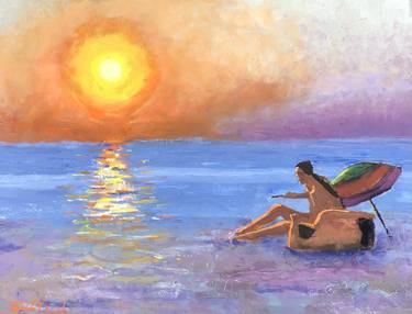 Original Beach Paintings by Richard Doyle