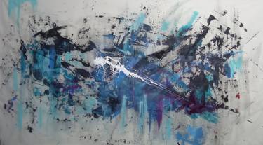 Original Abstract Expressionism Abstract Paintings by Sebasfixiarte Vélez Baena