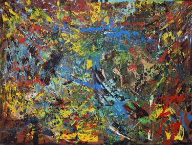 Print of Abstract Expressionism Abstract Paintings by Sebasfixiarte Vélez Baena