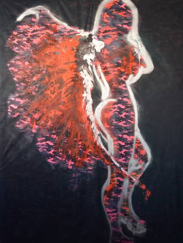 Original Expressionism Erotic Paintings by Sebasfixiarte Vélez Baena