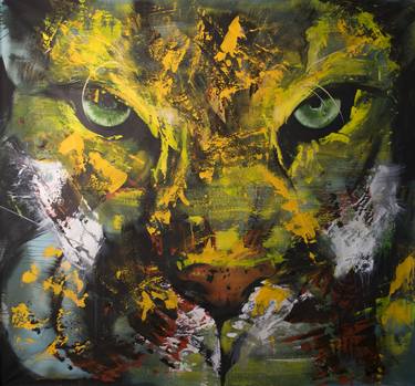 Original Expressionism Animal Paintings by Sebasfixiarte Vélez Baena