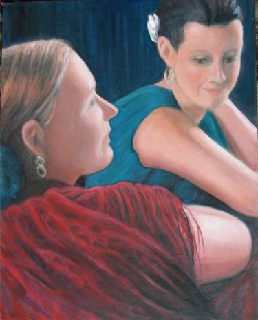 Original Realism Women Paintings by Liz Coppock