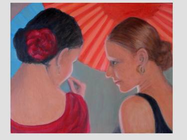 Original Realism Women Paintings by Liz Coppock