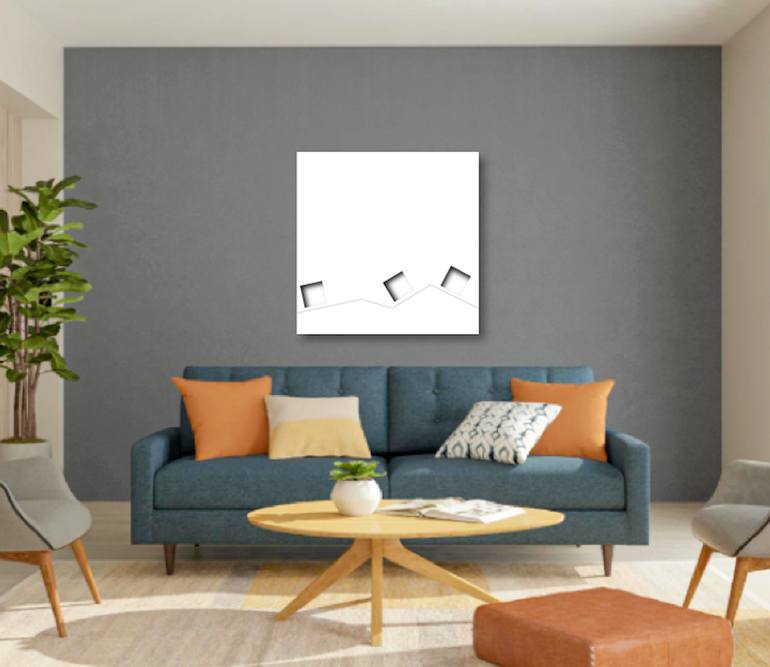 Original Minimalism Abstract Painting by David Levy