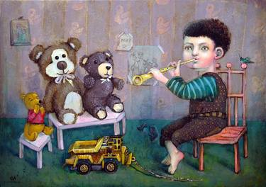 Print of Children Paintings by Elisaveta Angelova