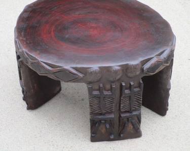 One Of A Kind Solid Mahogany End Table thumb