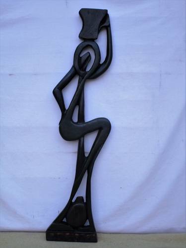 Original Abstract Sculpture by Harry Larweh